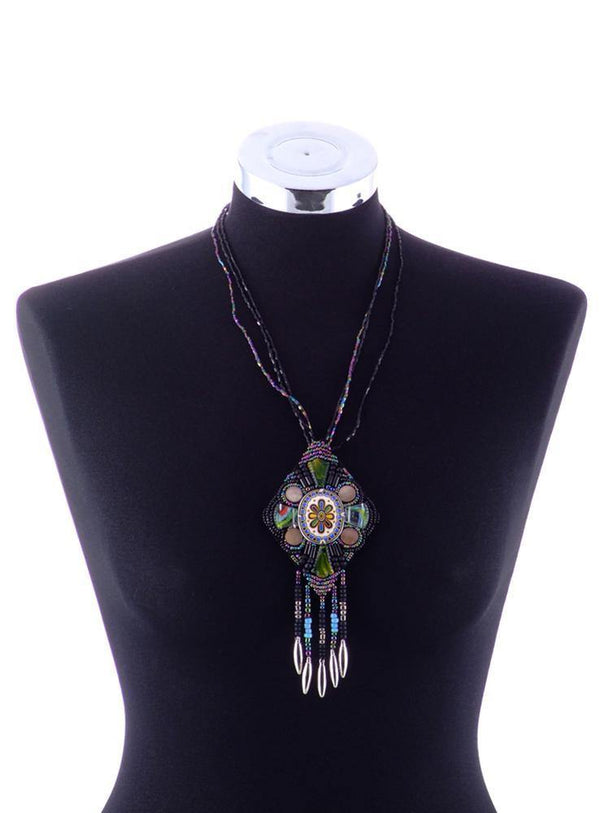 Colier margele sticla  Liza Panait Liza Panait Online Boutique